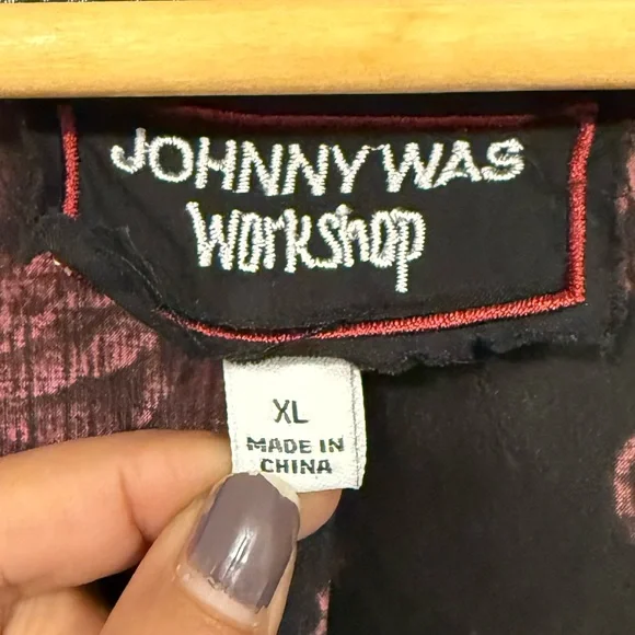 Johnny Was Workshop Ruth Quilted Kimono Jacket Coat Black XL - Picture 15 of 16